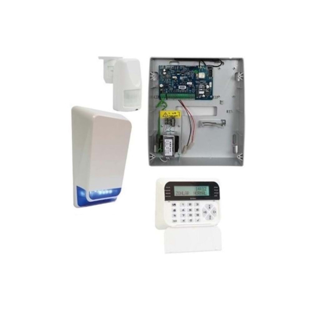 TEKNİM TSP-5334LCD Kablolu Alarm Seti ETHERNET/NETWORK AKÜ HARİÇ