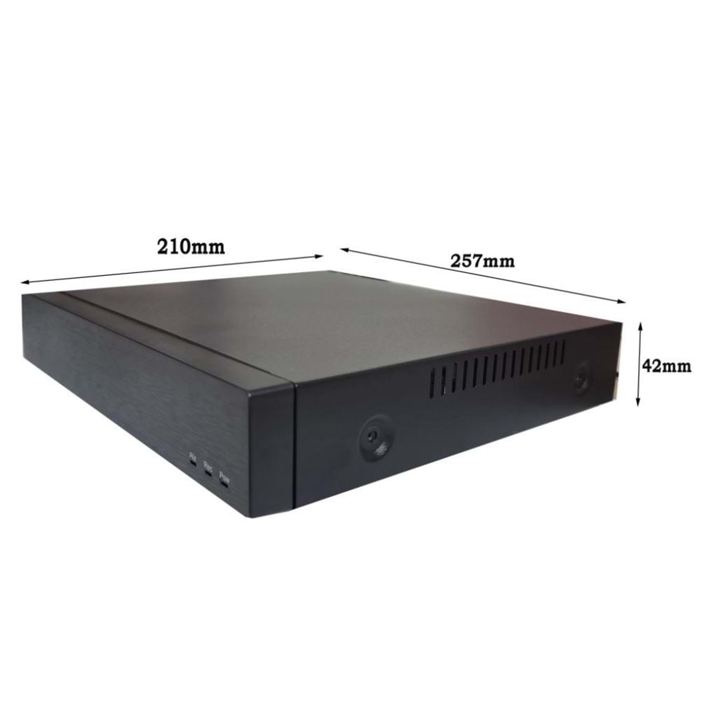URANIUM NVR-651U 6 KANAL H265 1 SATA NVR KAYIT CIHAZI (UYC MOBIL UYGULAMA)