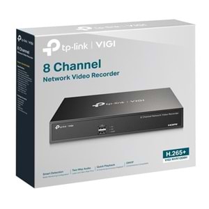 TP-LINK VIGI NVR1008H 8 KANAL 1 SATA H265+ ONVIF NVR KAYIT CİHAZI