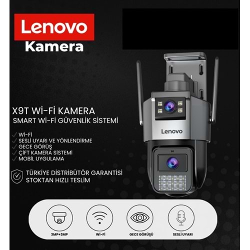 LENOVO X9T 3MP+3MP Wi-Fi Kamera Smart