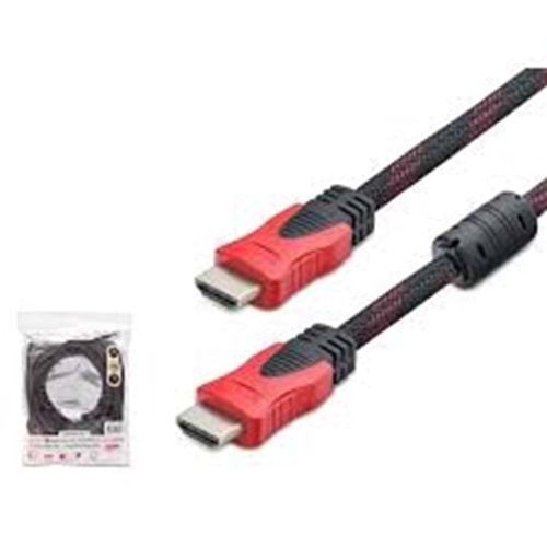 HADRON HDX2011 HDMI TO HDMI KABLO 20 MT SIYAH KIRMIZI