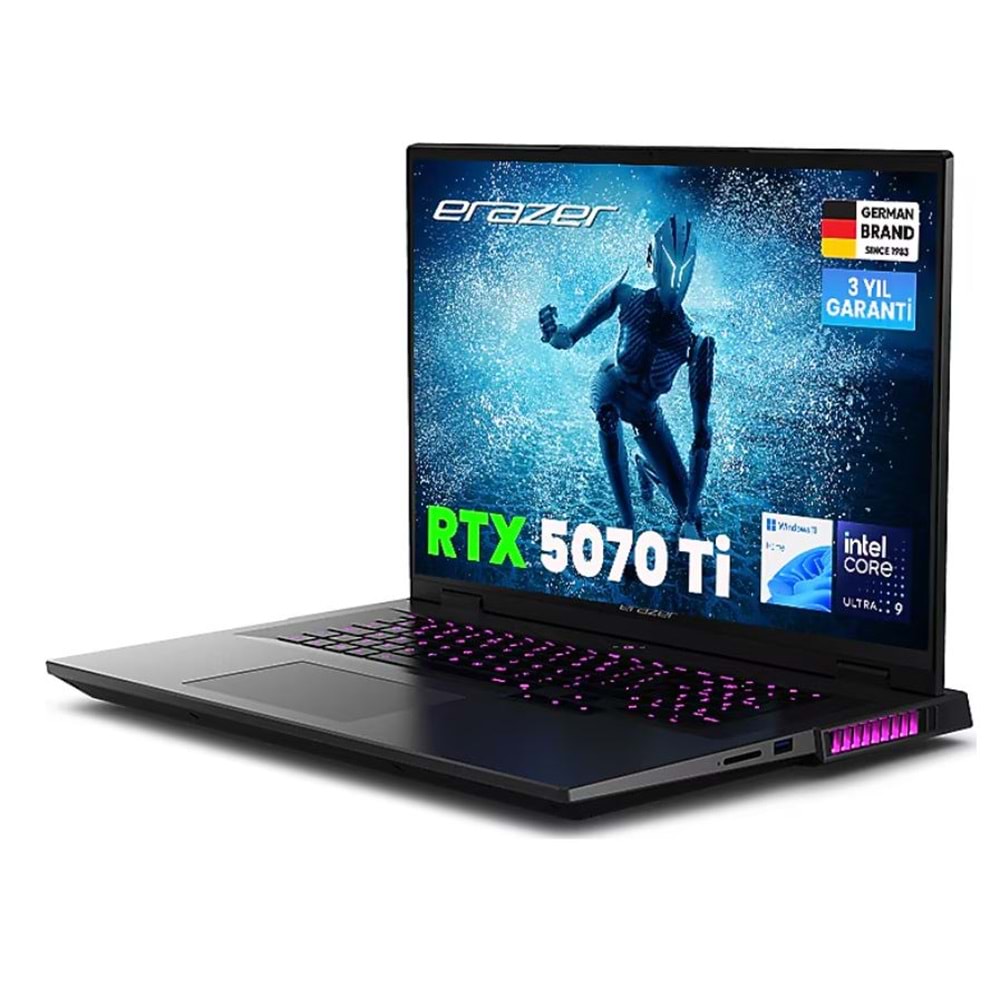 ERAZER Beast 18 X1 MD62746 Ultra 9-275HX 32GB 2TB SSD 12GB RTX5070Ti 18