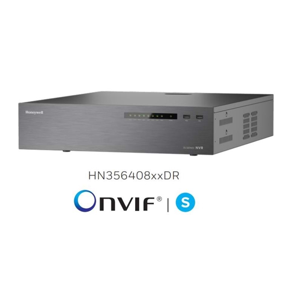 HONEYWELL HN35640800NR 64 KANAL H265 8 SATA METAL KASA NVR KAYIT CİHAZI
