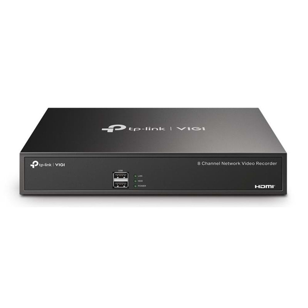 TP-LINK VIGI NVR1008H 8 KANAL 1 SATA H265+ ONVIF NVR KAYIT CİHAZI
