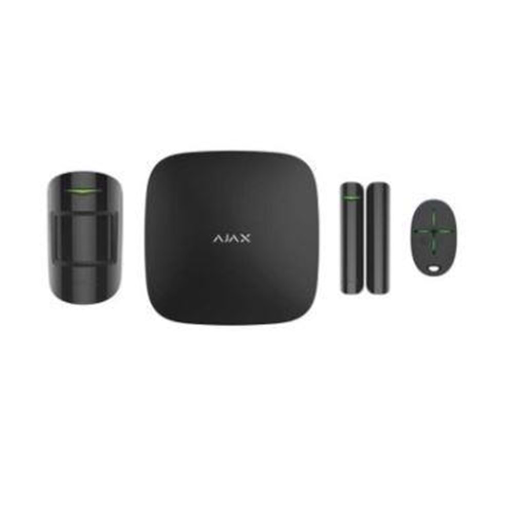 AJAX HubKit / StarterKitHub Kablosuz Alarm Seti SİYAH