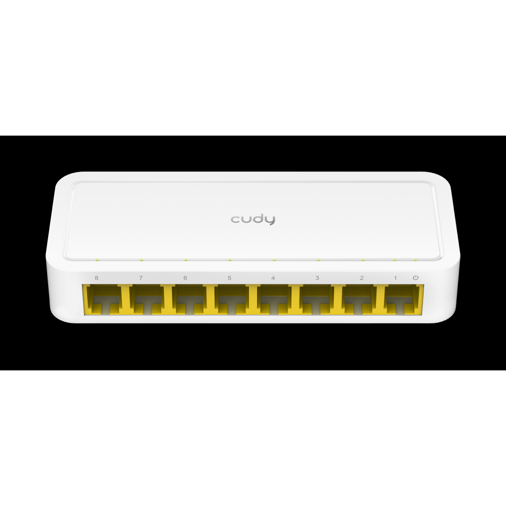 CUDY FS108D 8 port Mbit Desktop Yönetilemez Plastik Kasa Switch