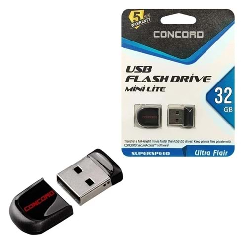 Concord C-UML32 32 GB Usb 2.0 Mini Lite Flash Bellek