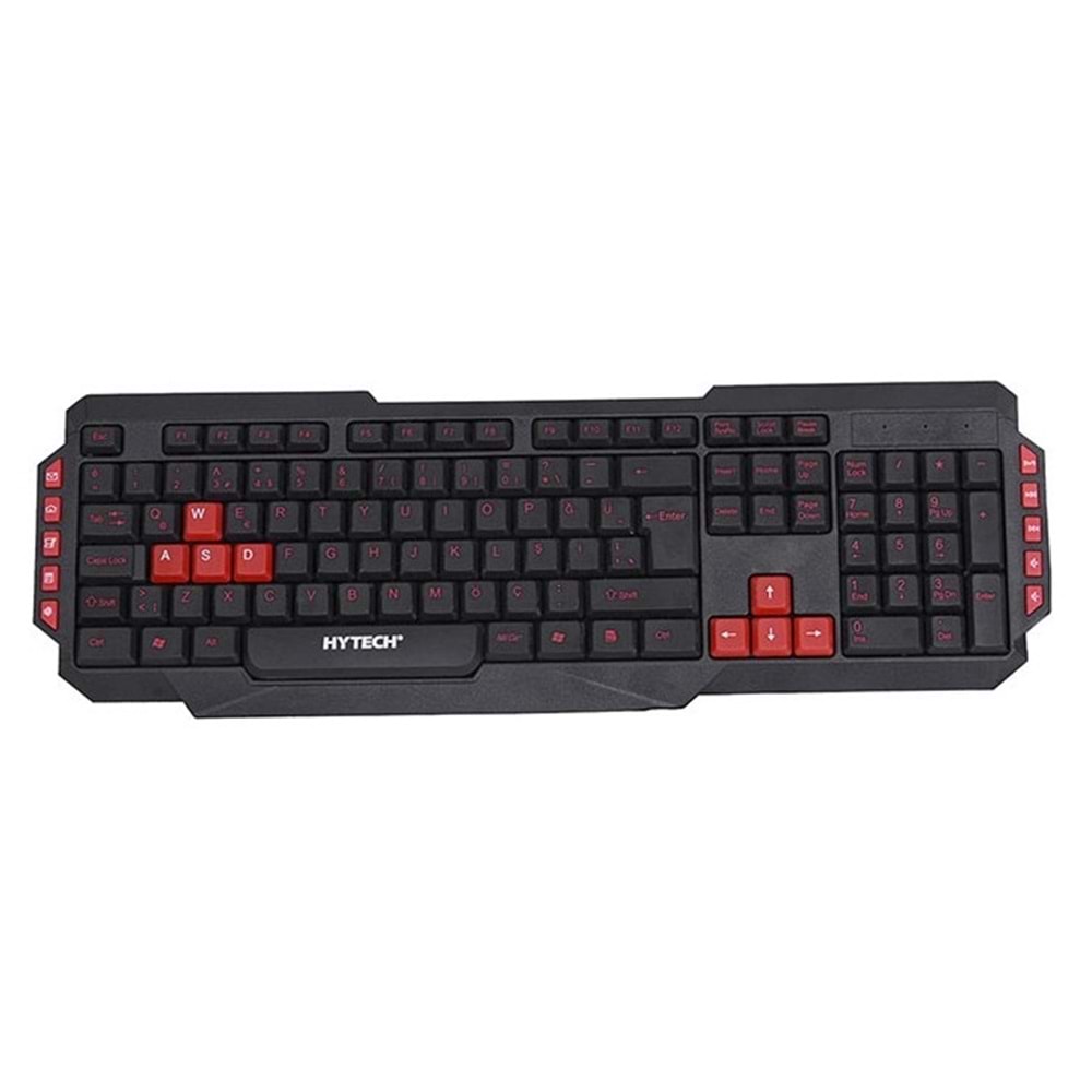 Hytech HYK-46 GAMY Siyah USB Kırmızı Tuşlu Q Gaming Oyuncu Klavyesi